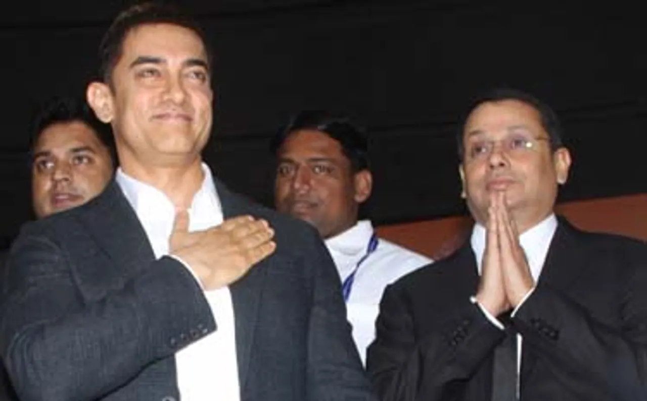 Uday Shankar and Aamir Khan felicitated for 'Satyamev Jayate'