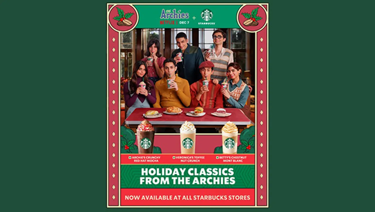 Starbucks launches holiday beverages inspired by characters from Netflix's 'The Archies'