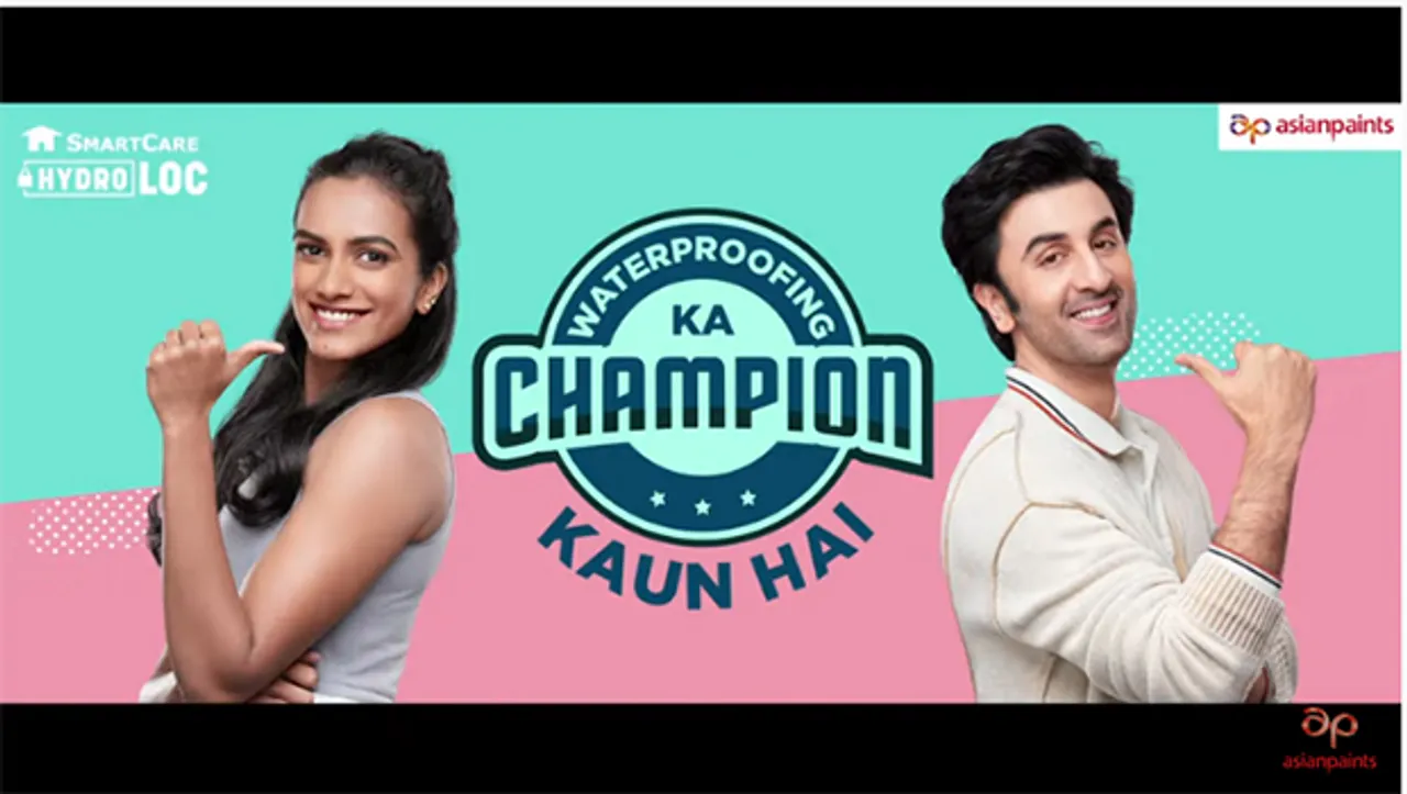Asian Paints brings together Ranbir Kapoor and PV Sindhu in new TVC for 'SmartCare Hydroloc'