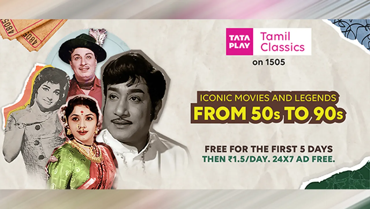 Tata Play unveils Tata Play Tamil Classics