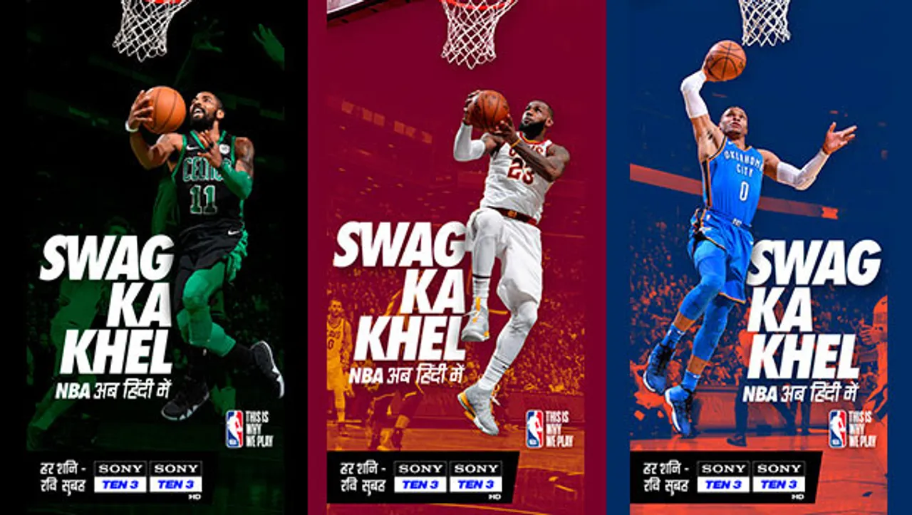 NBA, SPN launch 'Swag Ka Khel' campaign for Hindi-speaking markets