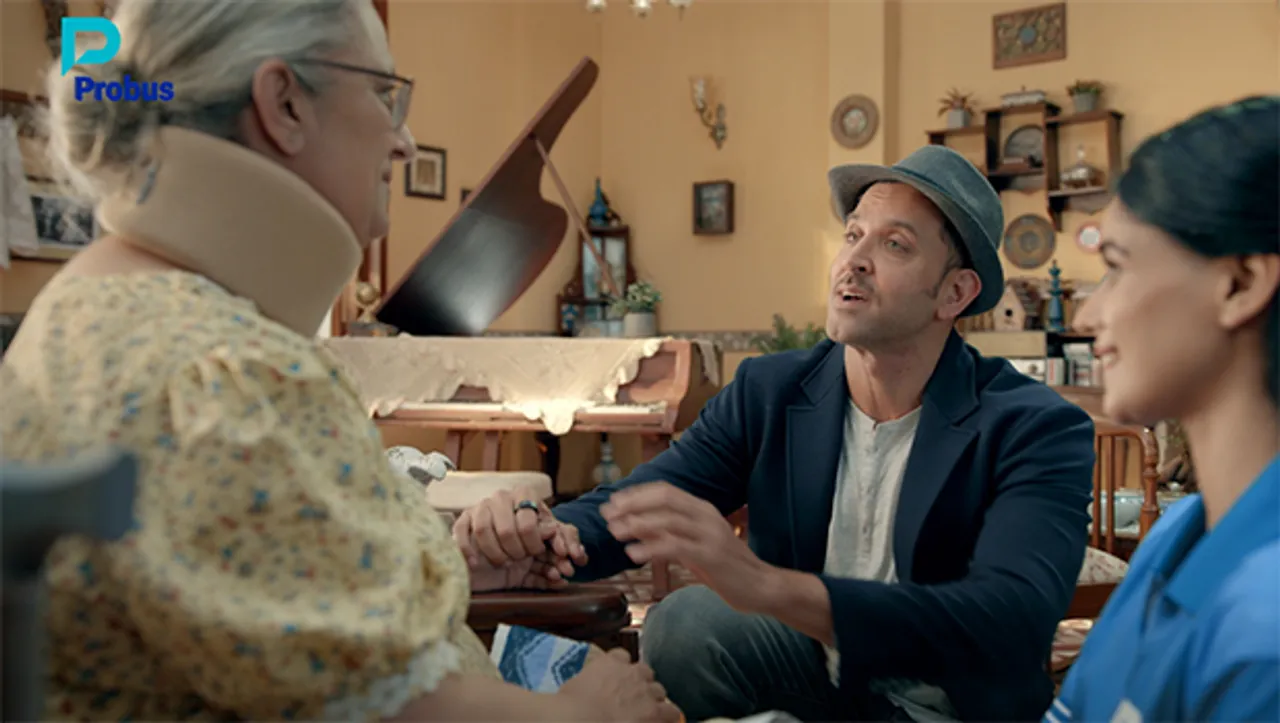 Hrithik Roshan makes an emotional claim in Probus Insurance Broker's new ad campaign