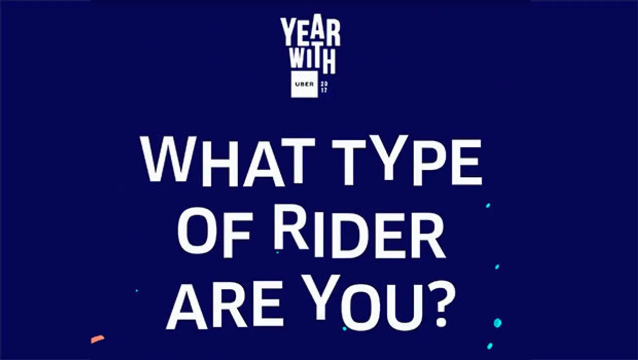 Uber gifts riders a personalised look back with #YearWithUber