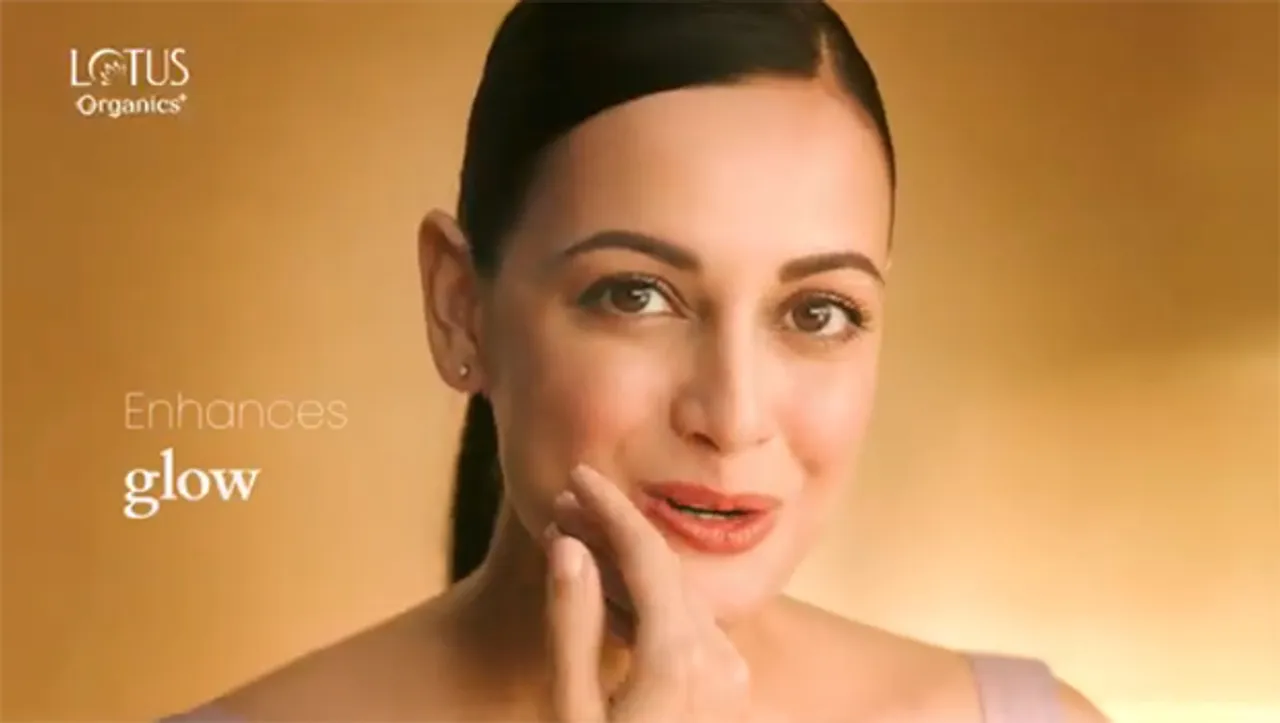 Dia Mirza features in the new campaign by beauty brand Lotus Organics+