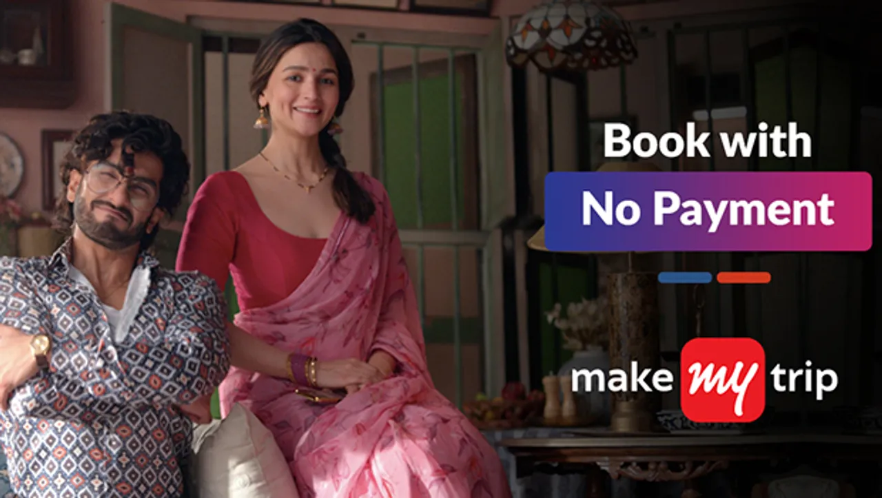 Ranveer Singh and Alia Bhatt introduce MakeMyTrip's 'Book With Zero Payment' feature in new campaign