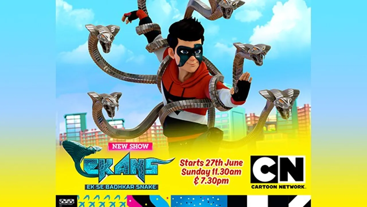 Cartoon Network bringing its first local sci-fi superhero CGI series, 'Ekans - Ek Se Badhkar Snake'