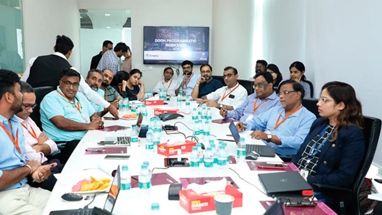 Kinetic India hosts a workshop on programmatic advertising digital OOH (DOOH)