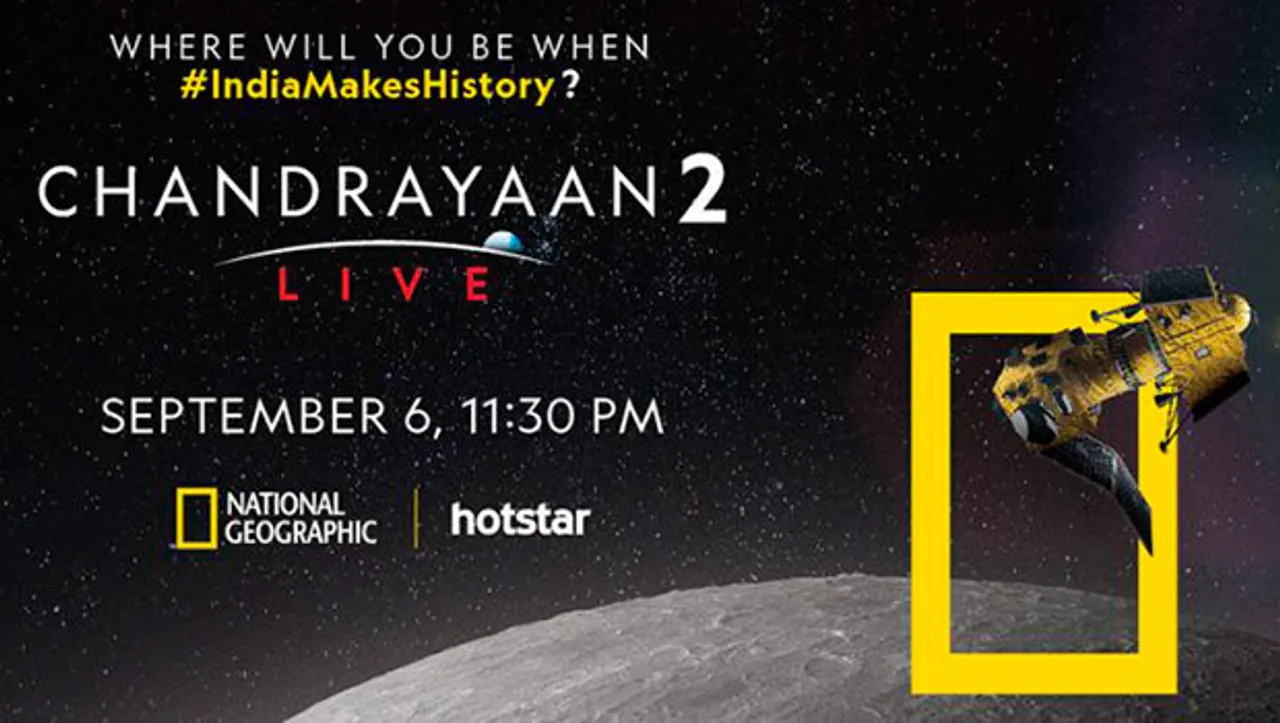 National Geographic, Star Plus, Star Bharat, Hotstar join forces to show India's mission to the Moon across the globe