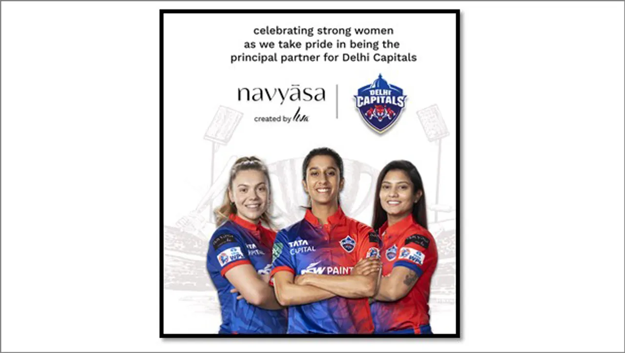 Saree brand navyasa by liva partners with WPL team Delhi Capitals