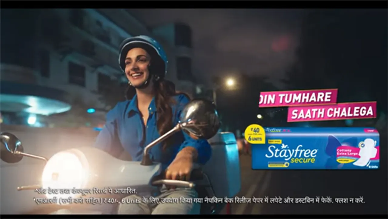 Stayfree's new campaign features its latest brand ambassador Kiara Advani