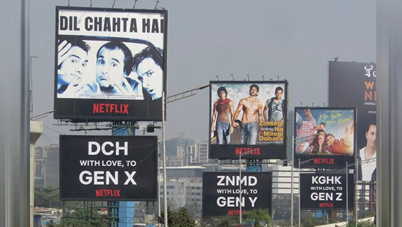 Netflix India blends nostalgia with smart copy in billboard ad for 'Kho Gaye Hum Kahan'