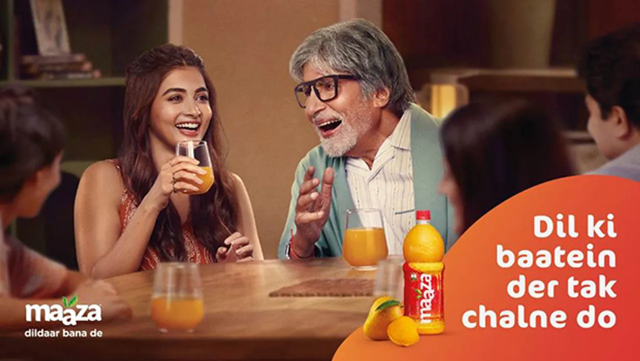 Maaza's new campaign brings Amitabh Bachchan and Pooja Hegde together on-screen
