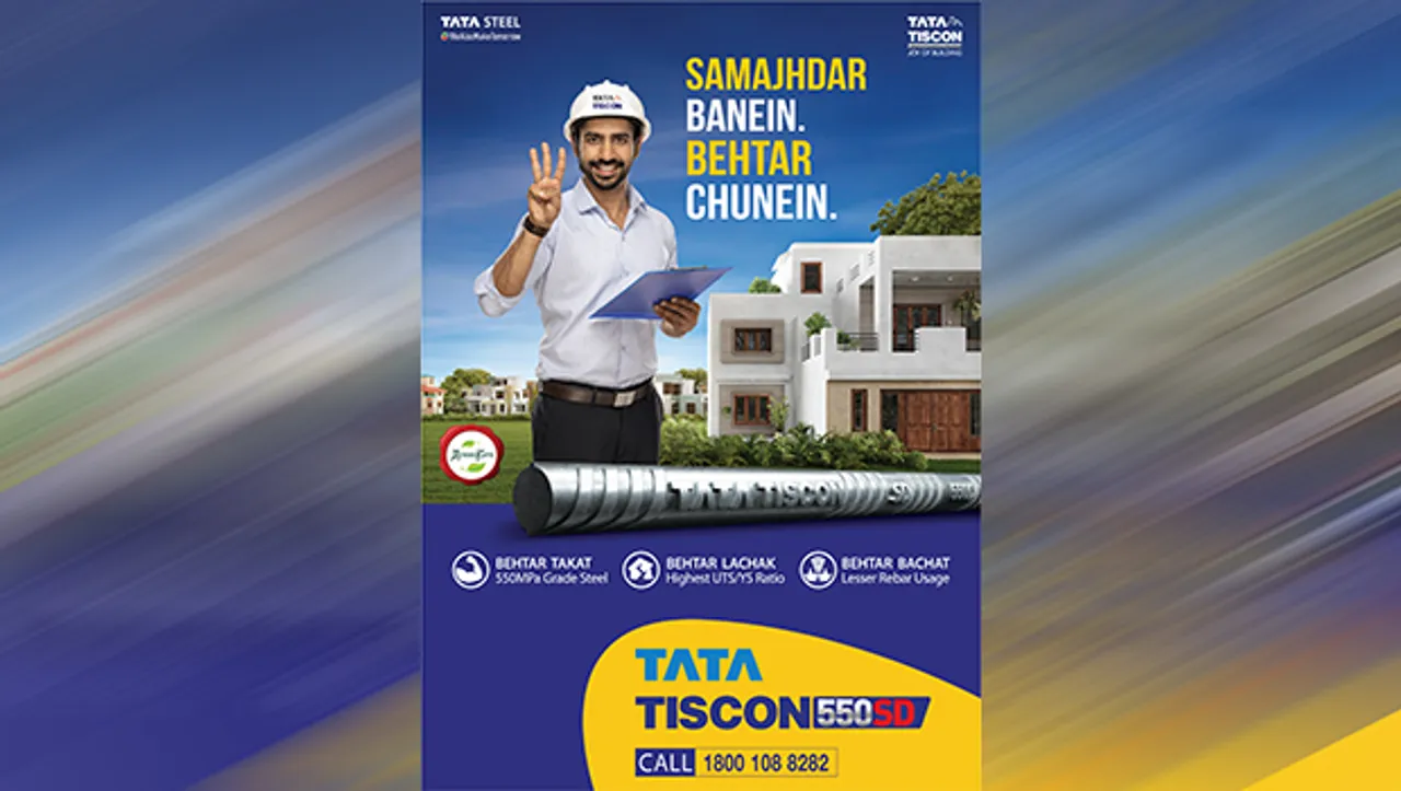 Tata Tiscon leverages digital innovation to extend reach of 'Samajhdar Bane, Behatar Chune' campaign