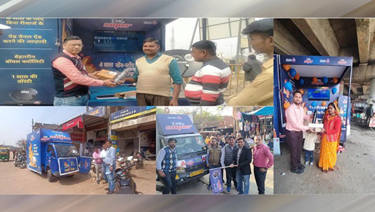 Dish TV leverages dynamic AV Vans to unveil 'Zing Super Offer' across Hindi Speaking Market