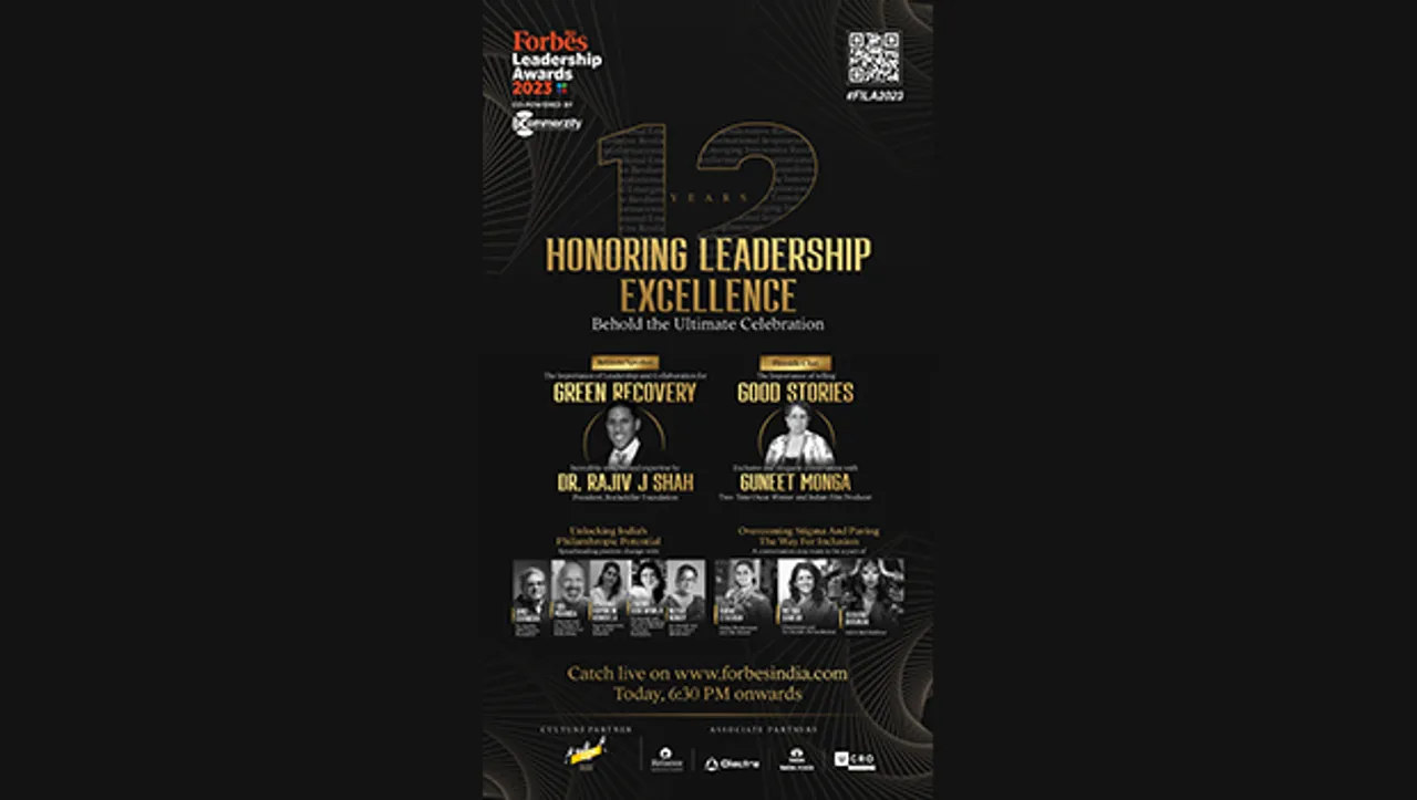 Forbes India to organise 12th edition of its 'Forbes India Leadership Awards 2023'