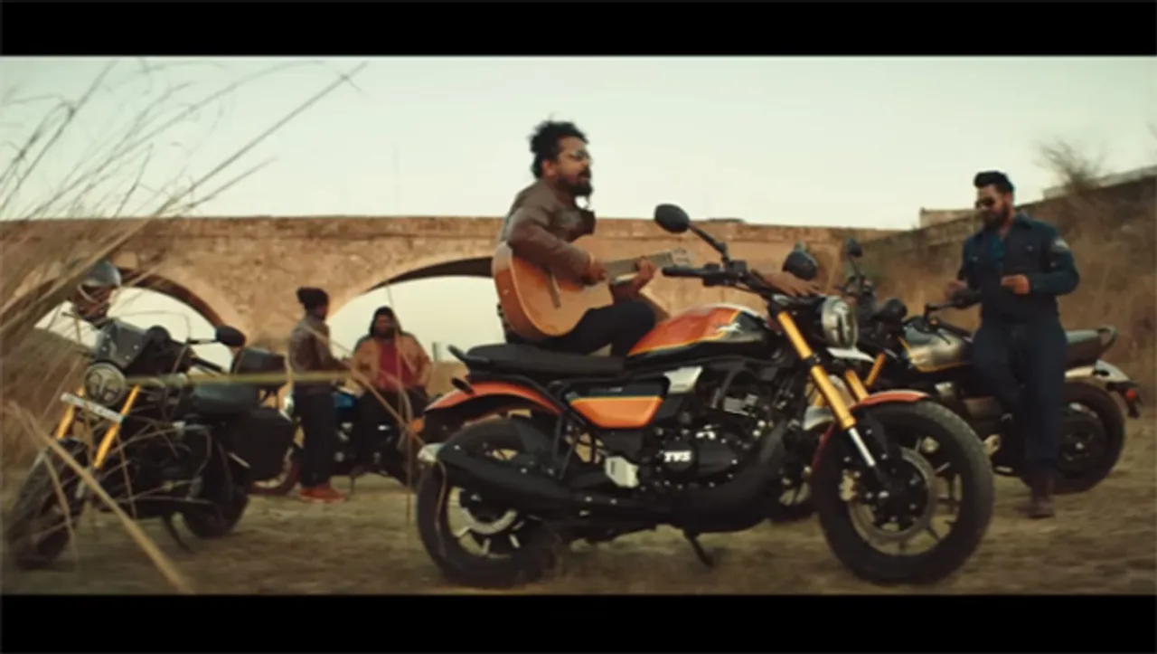 TVS Ronin's brand campaign showcases the confluence of modern and retro worlds of motorcycling
