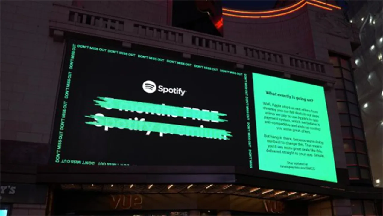 Spotify calls out Apple's anti-competitive practices in new campaign