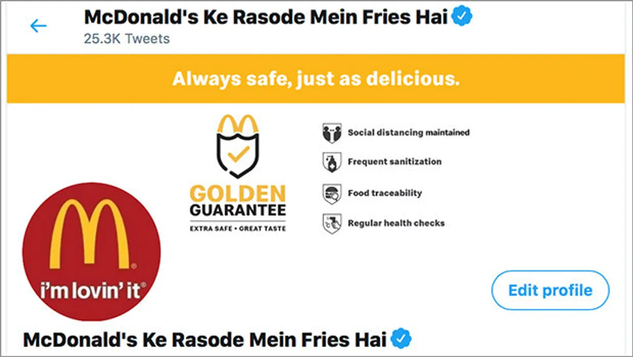 McDonald's India answers #rasodemeinkauntha 