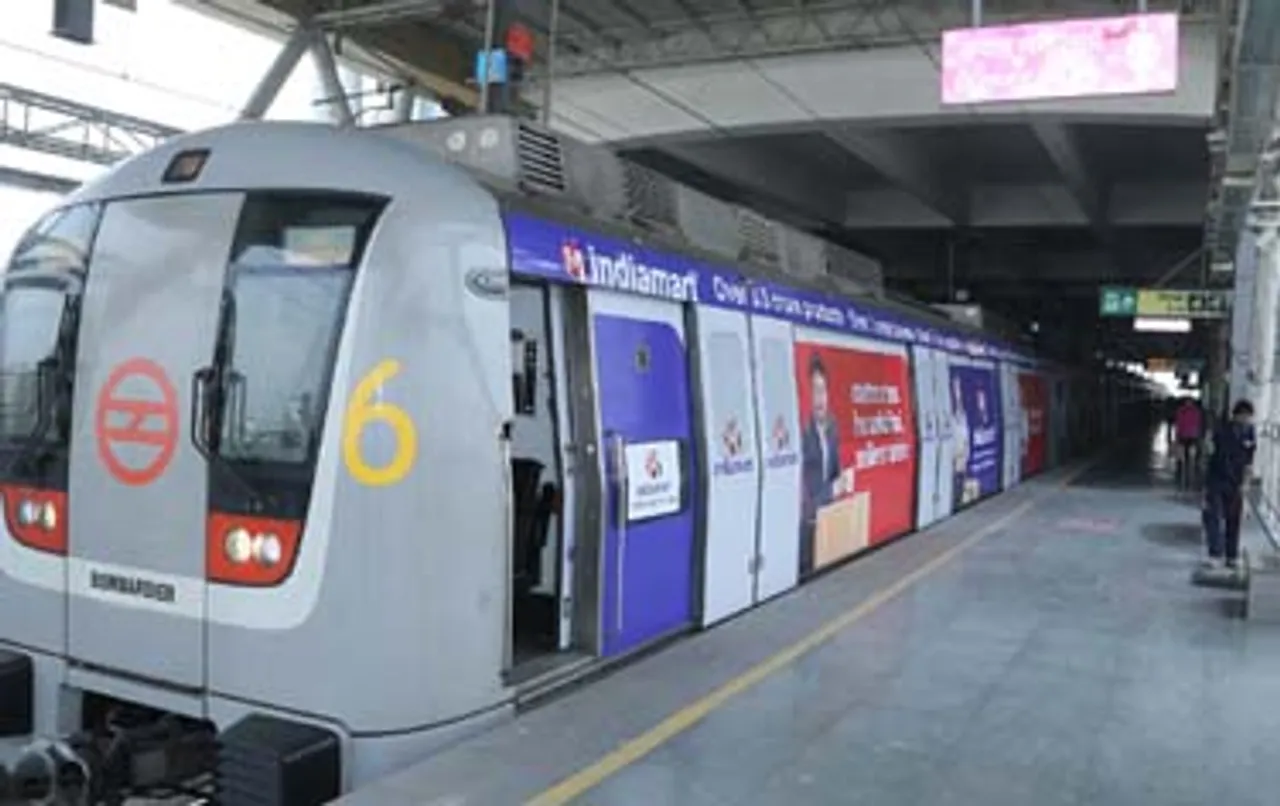 IndiaMART wraps Delhi Metro's Yellow Line