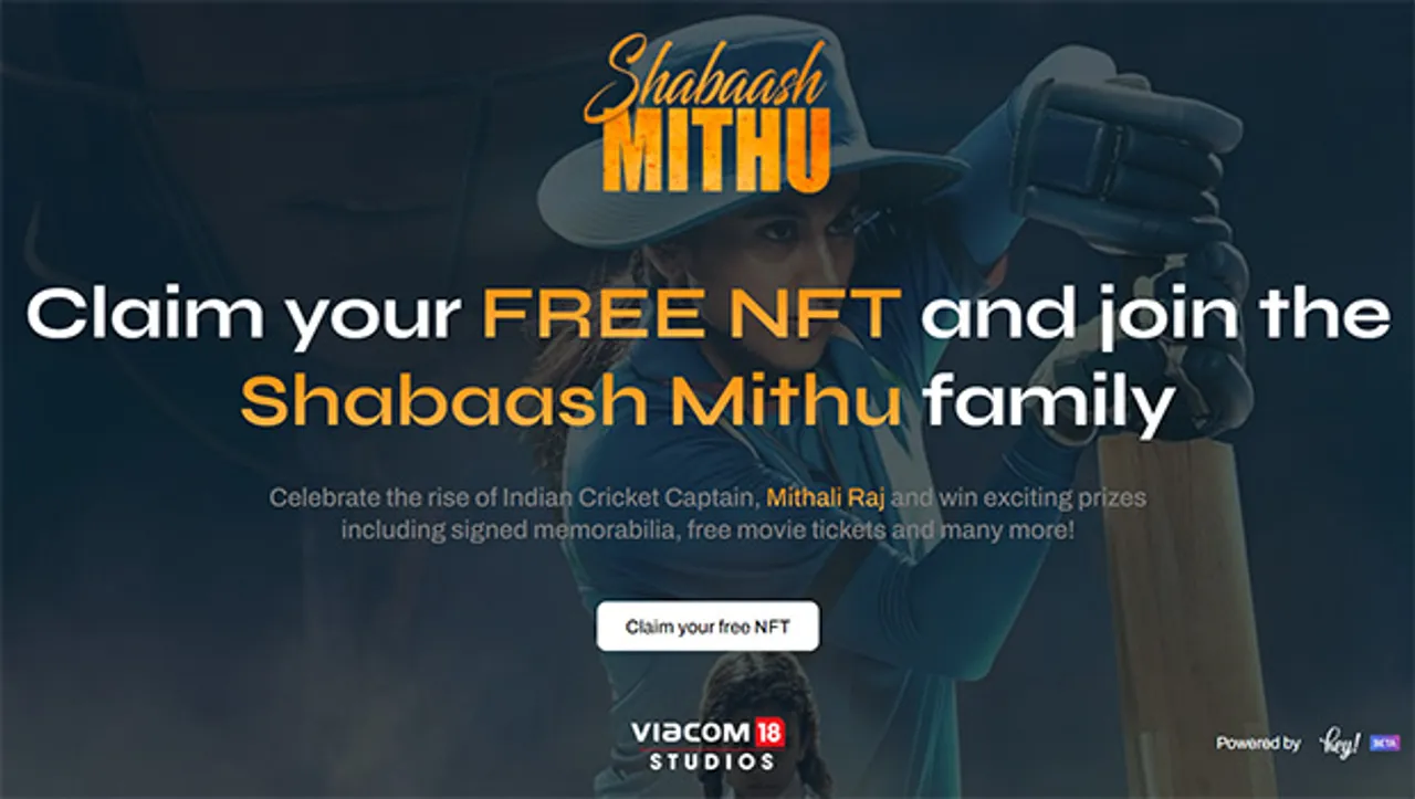 Viacom18 Studios partners with HeyHey! to launch NFTs for its upcoming sports film 'Shabaash Mithu'