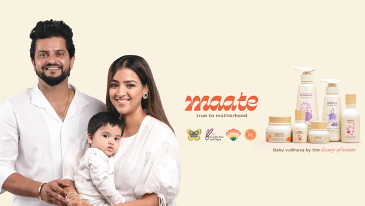 Laqshya Media Group wins integrated marketing mandate of Priyanka and Suresh Raina's babycare brand 'maate'