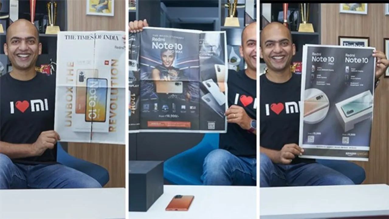 TOI executes 'Glazed French Window' innovation to create smartphone unboxing experience for Redmi Note 10 series 