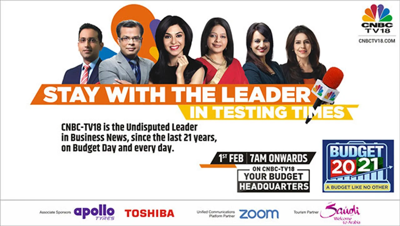 CNBC-TV18 curates a special programming line-up 'A Budget Like No Other' 