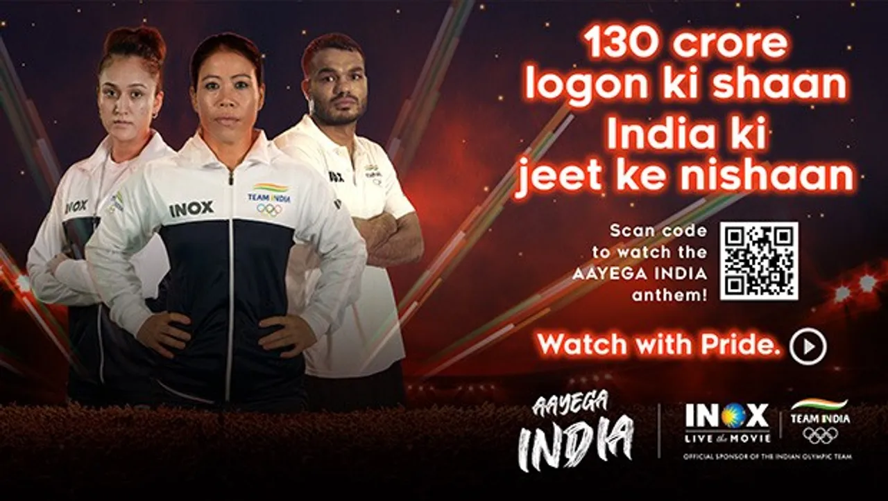 Inox Group's 'Aayega India' campaign supports Team India at Tokyo 2020 Olympics 