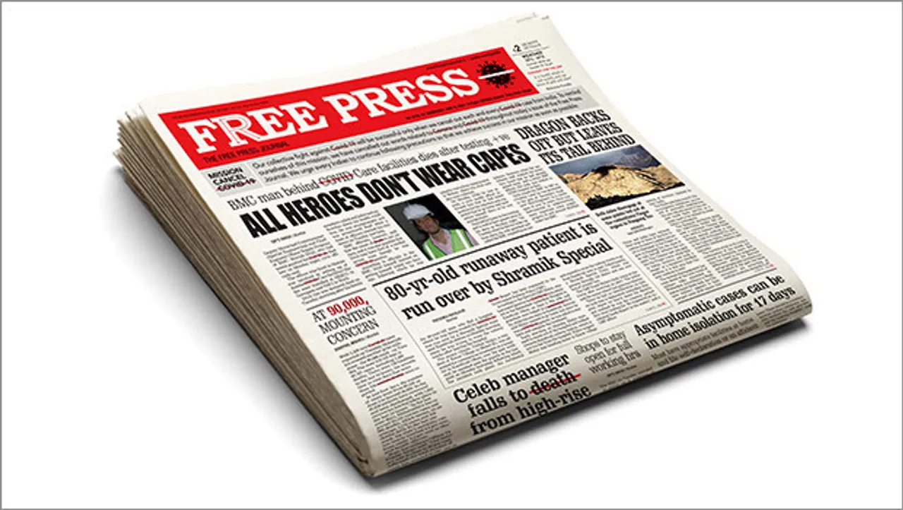 Taproot Dentsu conceptualises Free Press Journal's mission “cancel corona”