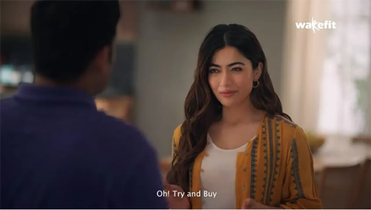 Wakefit.co launches '100-day Buy and Try' policy for sofas in new campaign featuring Rashmika Mandanna 