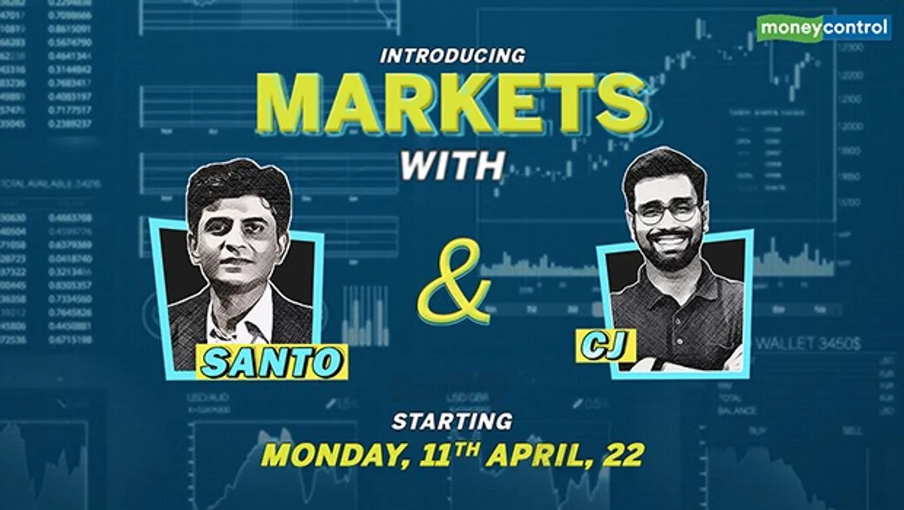 Moneycontrol to launch new live show – 'Markets with Santo & CJ'