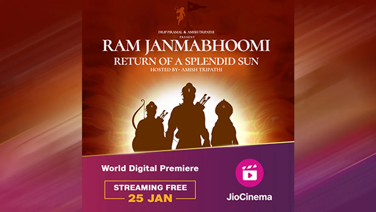 'Ram Janmabhoomi Temple: The Return of A Splendid Sun' to premiere on JioCinema