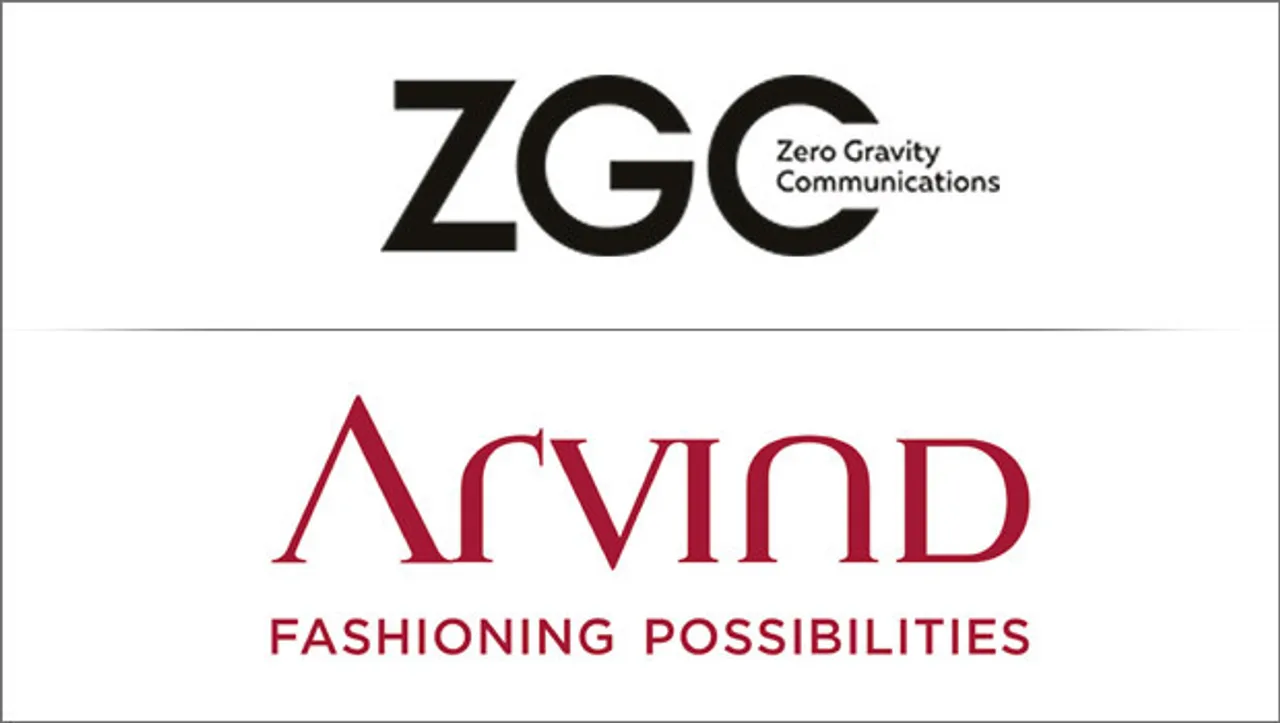 Zero Gravity Communications bags digital mandate of Arvind's B2C business of Shirting & Suiting Fabrics and The Arvind Store