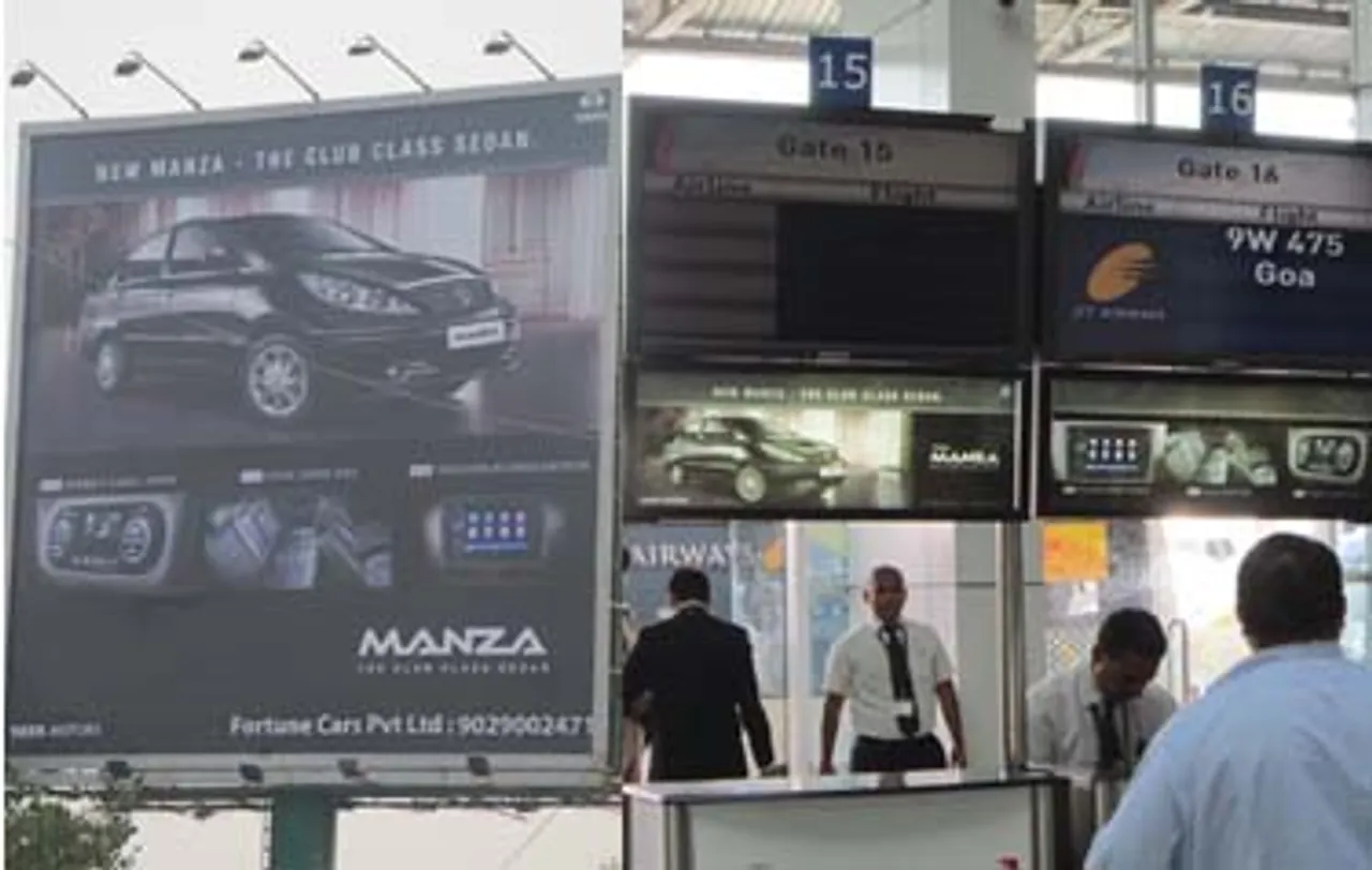 Percept OOH takes Tata Manza on a club class ride