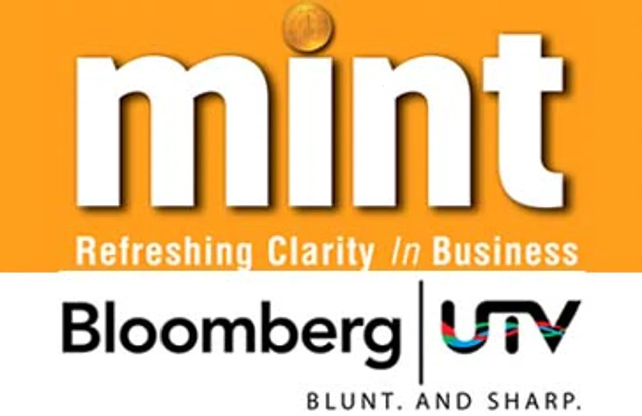 Mint & Bloomberg UTV Enter Into A Strategic Content Alliance