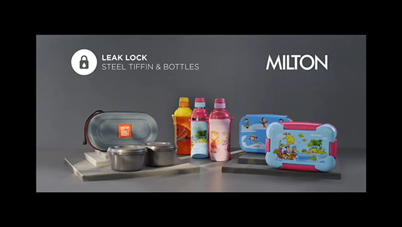 Milton's new TVC highlights its Leak Lock bottles & tiffins range