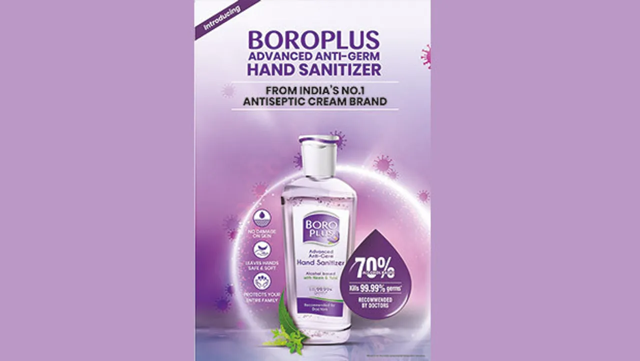 Emami forays into hand sanitiser space, launches BoroPlus Advanced Anti-Germ Hand Sanitizer