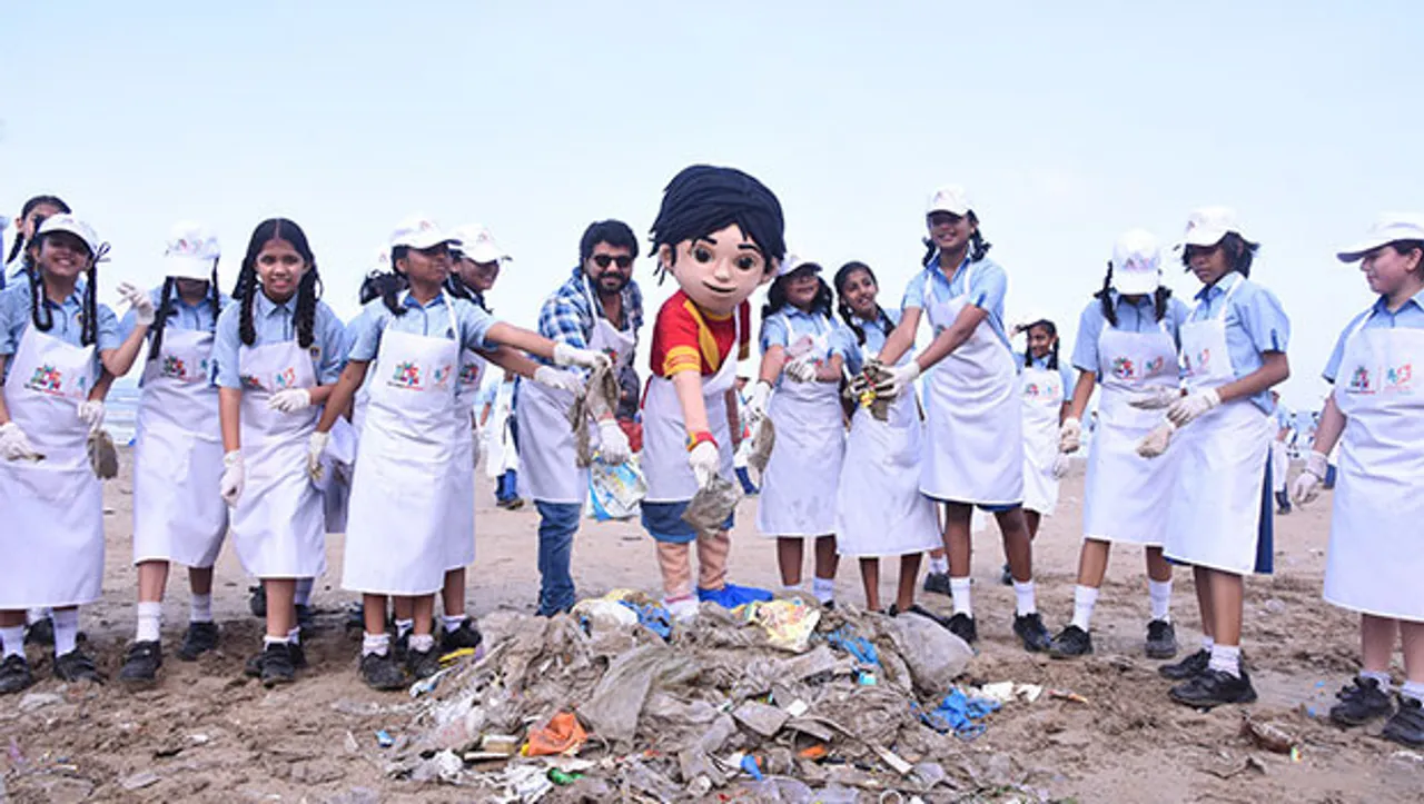 Viacom18 and CMCA join hands to clean Mumbai beaches after Ganpati visarjan