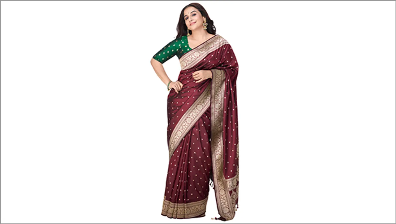 Vidya Balan takes centre stage in Shobitam's 'If it's a saree, It's a Shobitam' campaign