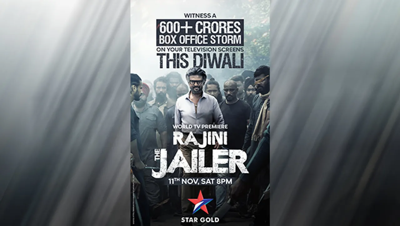 Star Gold to present the World TV Premiere of 'Rajini The Jailer'