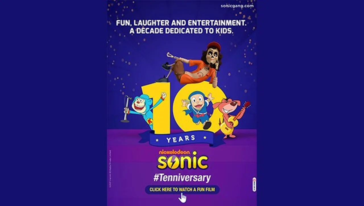 Viacom18's Sonic celebrates 'Tenniversary' of entertaining kids