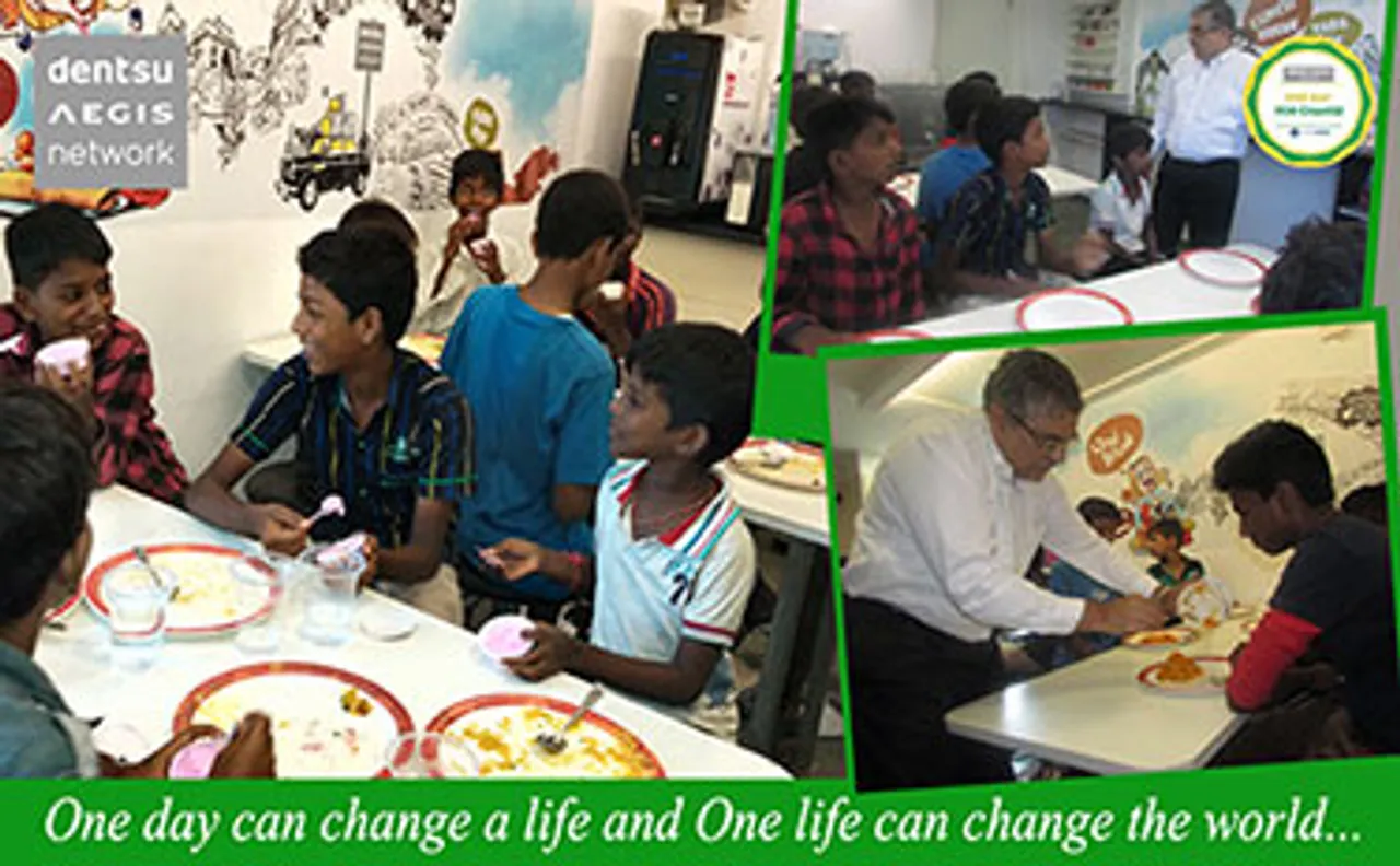 Dentsu Aegis Network employees spread happiness on 'One Day For Change'