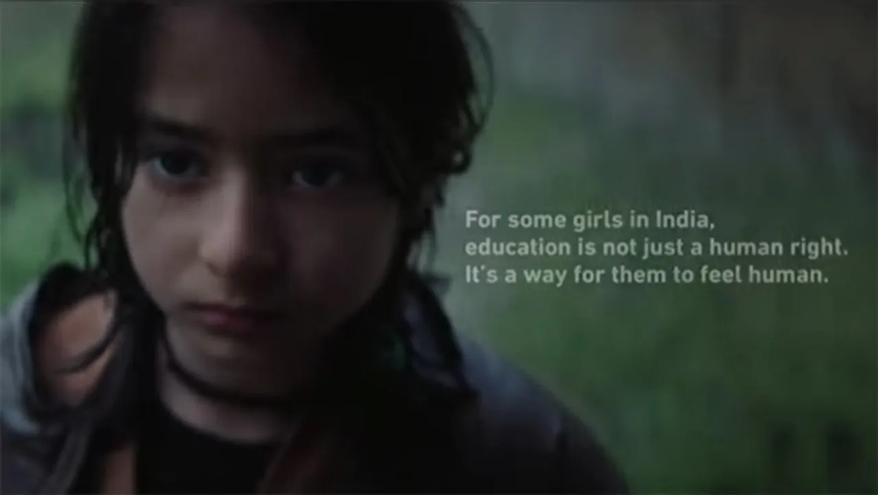 Project Nanhi Kali's campaign by Ogilvy shows a little girl's plight through an animal's perspective