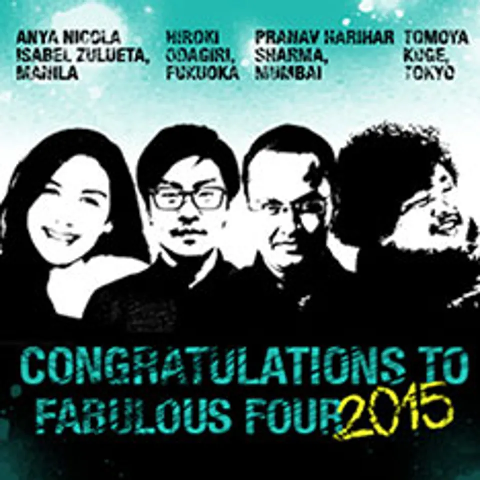 AdFest 2015: India's Pranav Harihar Sharma is part of Fab Four