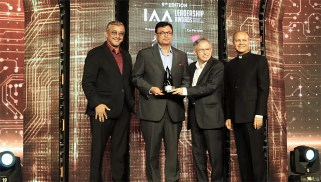Avinash Pandey honoured as 'Media Person of the Year' at IAA Leadership Awards 2022