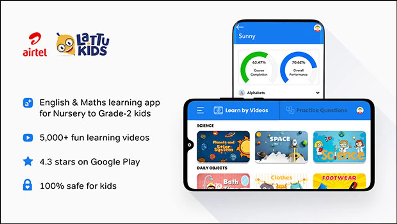 Airtel acquires a strategic stake in edtech startup Lattu Kids as part of its Startup Accelerator Program