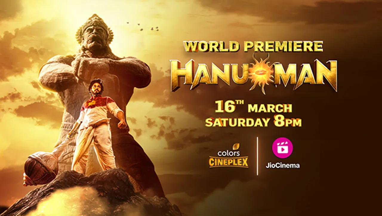 Colors Cineplex and JioCinema to host world premiere of Hanu-Man