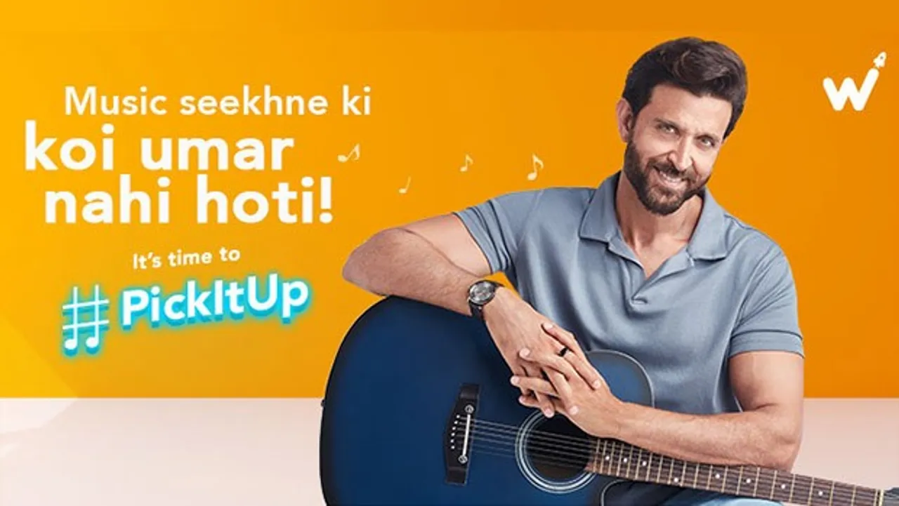 WhiteHat Jr's #PickItUp campaign featuring Hrithik Roshan promotes music learning for all ages