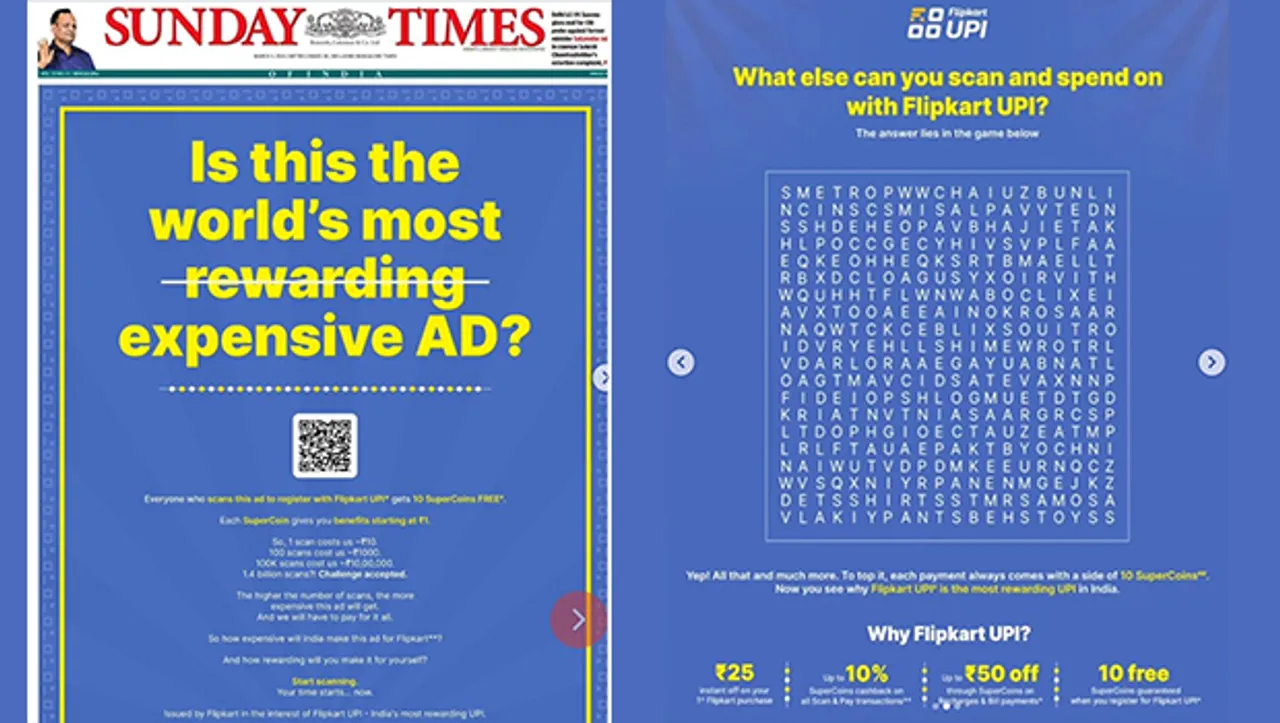 Has Flipkart really launched 'World's Most Expensive' ad to introduce its UPI services?