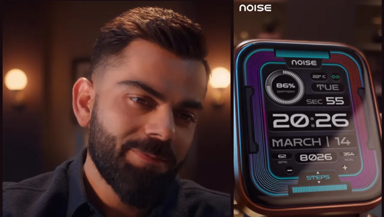 Virat Kohli says #SunoDilKaShor in Noise's new digital ad